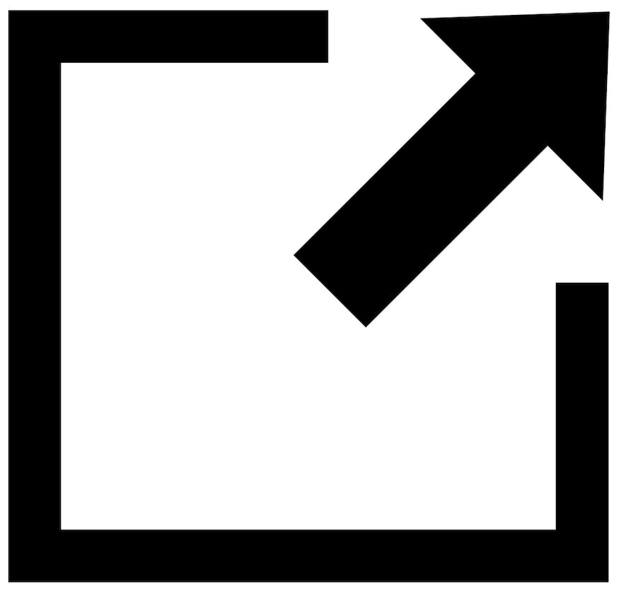 rectangle with an arrow pointing from the inside out